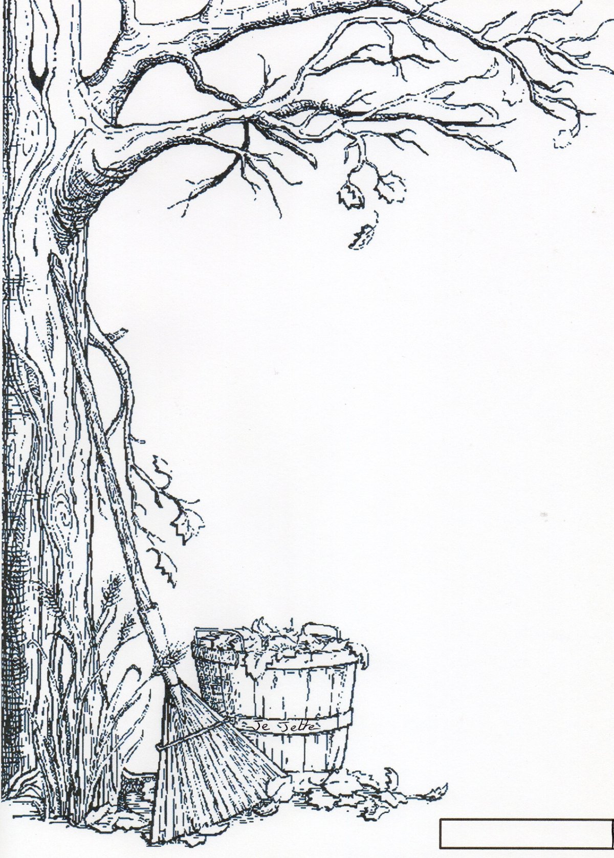 dessin de la technique de l'arbre magique