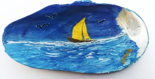 Peinture sur coquillage – L’exploration de nouveaux supports